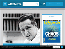 Tablet Screenshot of larecherche.fr